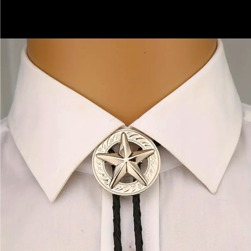 Silver Bolo Tie